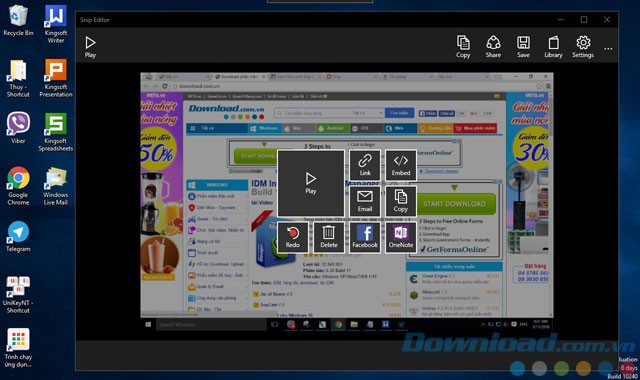 Lựa chọn chia sẻ file