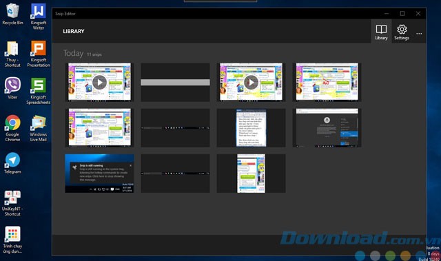 Tất cả file đã tạo