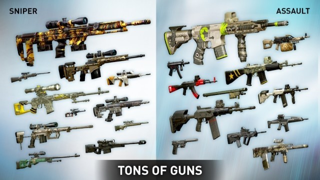 Kho vũ khí đa dạng và mạnh mẽ