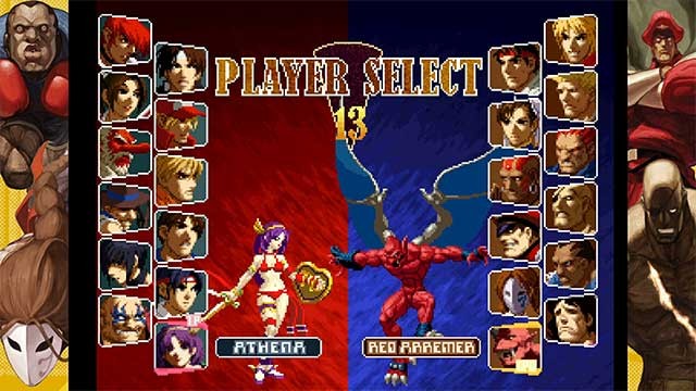 Cùng 36 nhân vật từ SNK và CAPCOM tham gia trận chiến thời đại