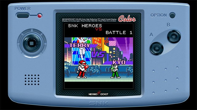 Toàn bộ gameplay được trải nghiệm thông qua giả lập máy chơi game Neogeo Pocket