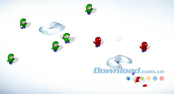 Level 2 và 5 đối thủ đội xanh