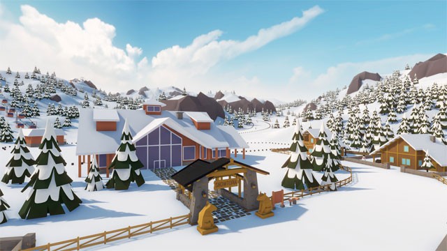 Xây dựng khu trượt tuyết và nghỉ dưỡng trong Snowtopia