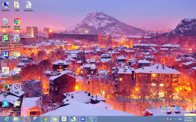 Thay áo cho Windows với bộ theme tuyết trắng lung linh