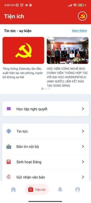 Hệ thống tiện ích