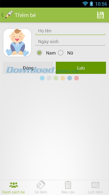 Sổ tiêm chủng cho Android