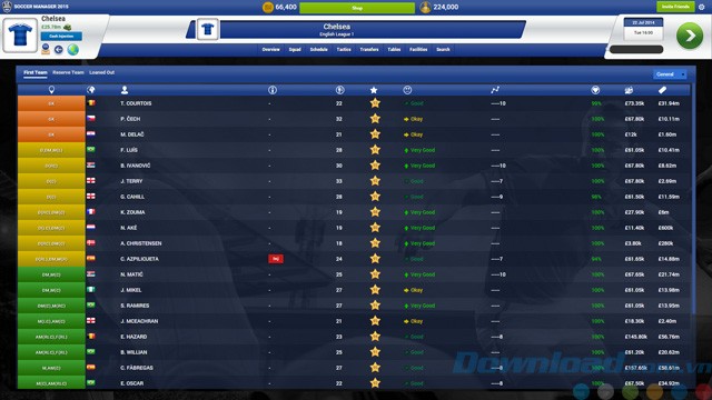 Quản lý đội bóng