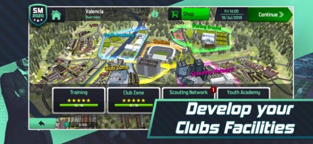 Phát triển cơ sở vật chất của câu lạc bộ