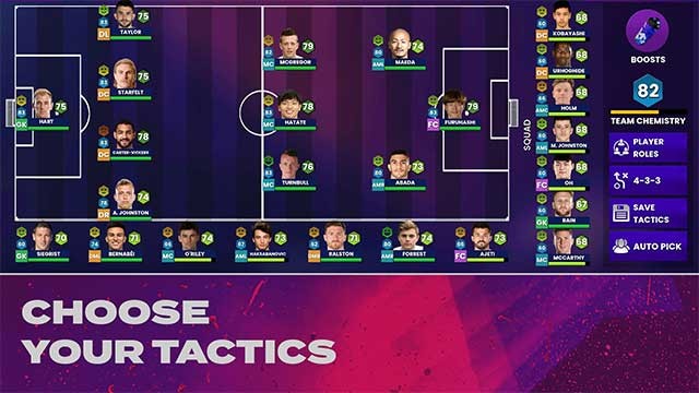 Lựa chọn chiến thuật theo ý thích