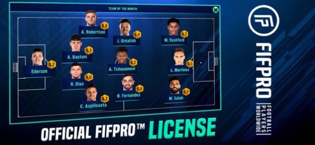 Chọn lựa cầu thủ vào đội hình của mình từ hơn 25.000 cầu thủ được FIFPRO cấp phép chính thức