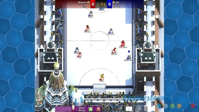 Đồ họa sắc nét của game bóng đá miễn phí Soccer Manager Arena cho máy tính