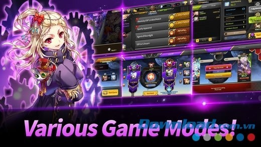 Nhiều chế độ chơi game