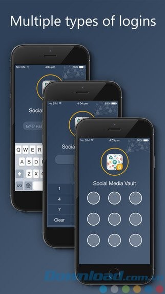 Thiết lập 3 kiểu đăng nhập