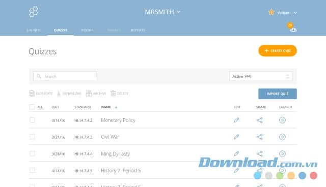 Tạo câu đố học tập thú vị trên Socrative