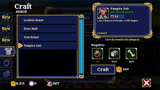 Soda Dungeon 2 sở hữu hệ thống chế tạo vũ khí, áo giáp mới mẻ