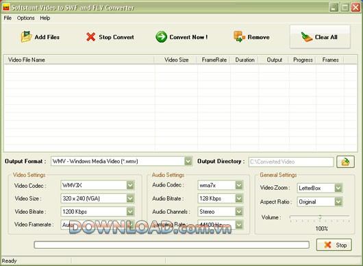 Softstunt Video to SWF and FLV Converter