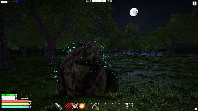 Khai thác tài nguyên và nâng cấp vật liệu không ngừng trong khi sinh tồn và khám phá