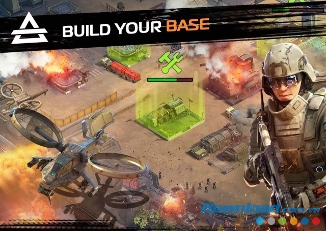 Xây dựng căn cứ trong Soldiers Inc: Mobile Warfare