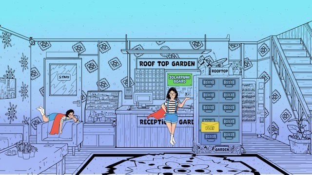 Đắm chìm trong bầu không khí yên bình, thư giãn và thưởng thức thế giới vẽ tay tỉ mỉ