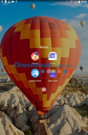 Tính năng Media của Solo Launcher