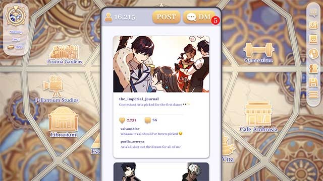 Mở khóa tin nhắn riêng tư, nội dung liên quan và nhiều tình huống lãng mạn