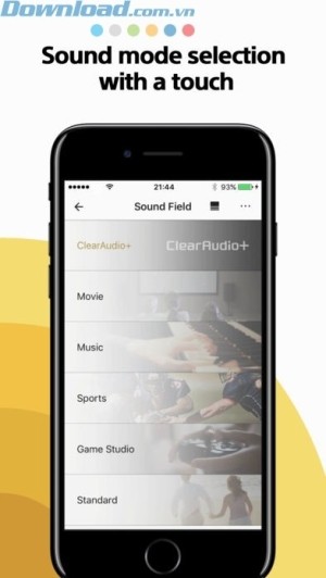 Chọn chế độ âm thanh với một chạm