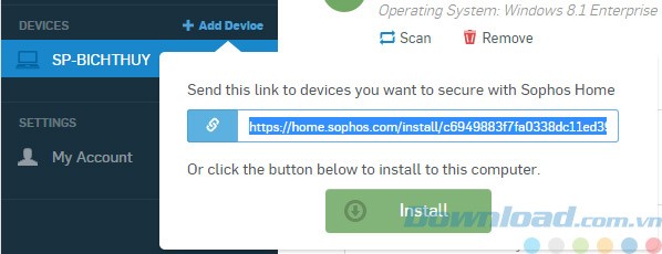 Thêm máy cần bảo vệ