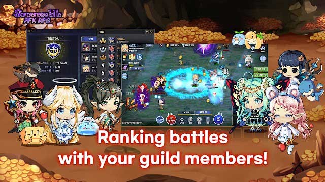 Tham gia vào các trận đánh xếp hạng cùng với các thành viên trong bang hội của bạn