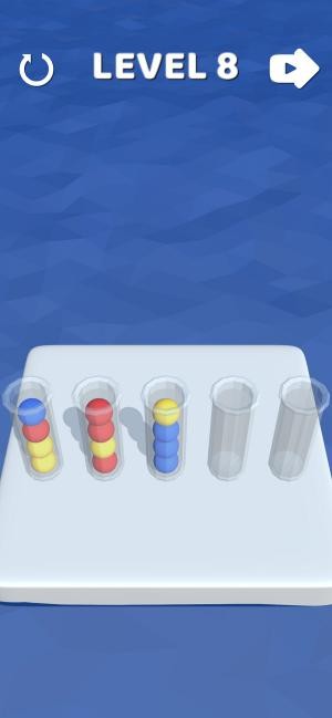 Sort It 3D là game lọc bóng theo màu sắc vui nhộn