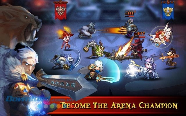 Chế độ thách đấu trực tuyến trong game Soul Hunters