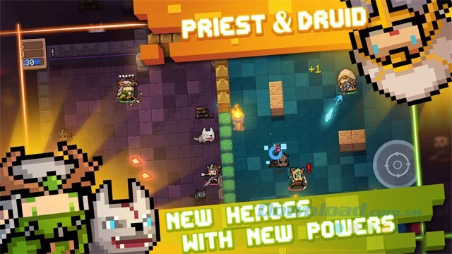 Hệ thống anh hùng phong phú