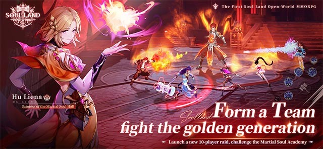 Lập một đội và đối đầu thế hệ vàng trong Soul Land New World