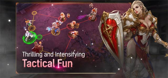 Tham gia các trận chiến chiến thuật khốc liệt