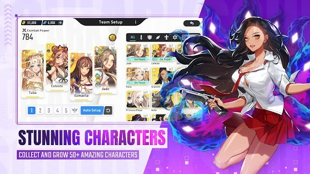 Thu thập và phát triển hơn 50 nhân vật xinh đẹp và mạnh mẽ trong game SoulArk: Teleport