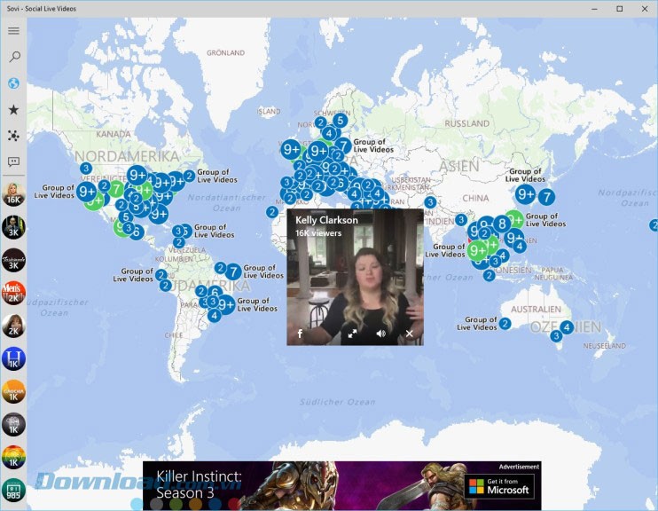 Xem video trong ứng dụng