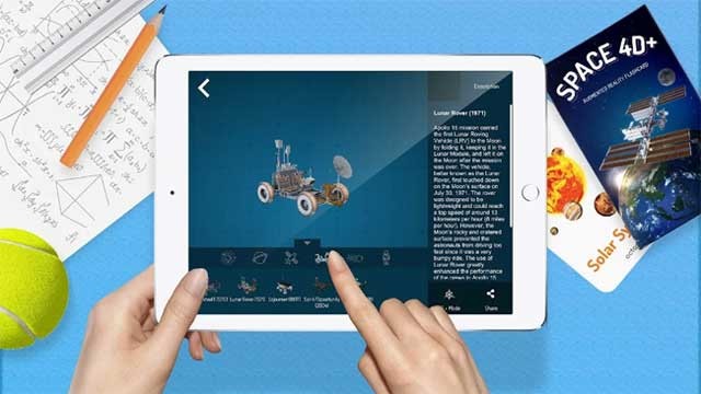 Space 4D+ là một ứng dụng học tập bổ ích cho những ai đam mê khám phá vũ trụ