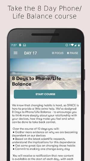 App có nhiều bài viết về việc cân bằng cuộc sống