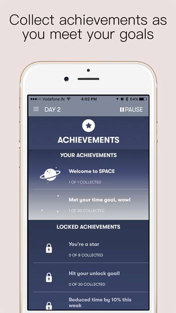 Thu thập thành tích khi bạn đạt mục tiêu của mình