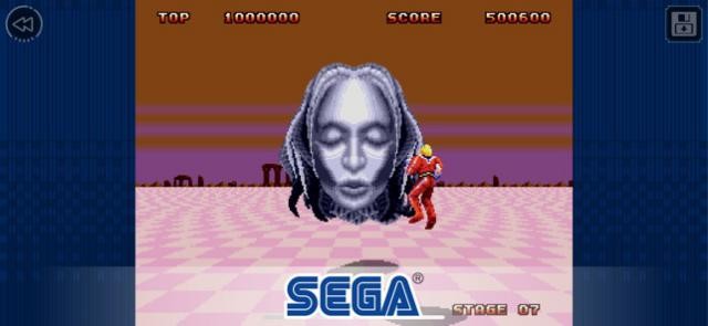 Space Harrier II Classic là game bắn súng góc nhìn thứ 3 cổ điển của SEGA trên di động