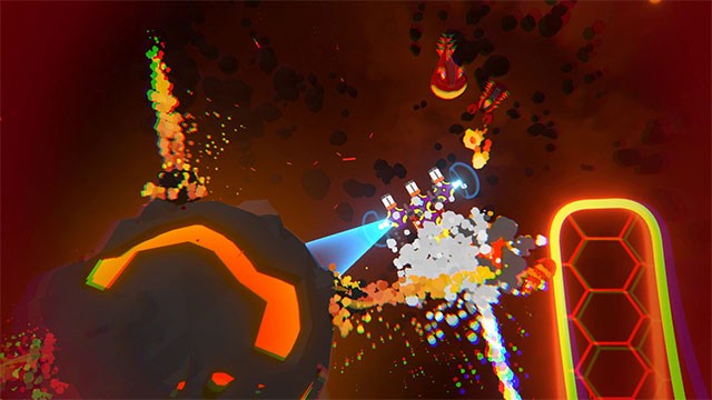 Space Scavenger PC sở hữu đồ họa hoạt hình đầy màu sắc và bắt mắt