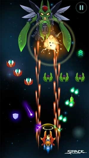 Bước vào những trận chiến kịch tính trong Space Shooter: Alien Shooter