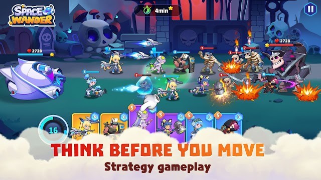 Space Wander là trò chơi chiến lược, nơi bạn phải suy nghĩ thật cẩn thận trước khi hành động