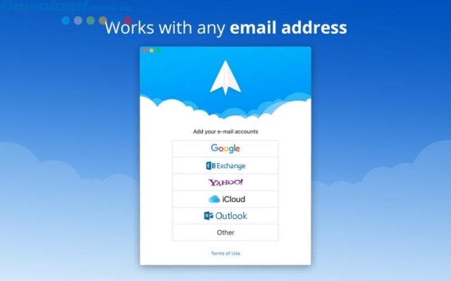 Làm việc với hầu hết loại email