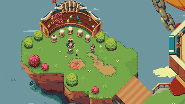 Game Sparklite sở hữu đồ họa pixel cổ điển, gần gũi với mọi người chơi