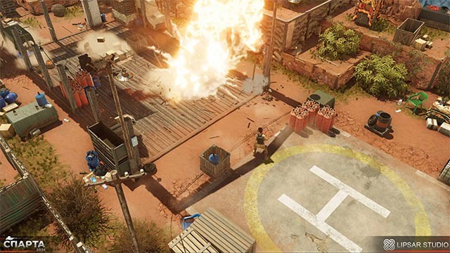 Chiến đấu trên chiến trường châu Phi rộng lớn, vô cùng sống động và chi tiết