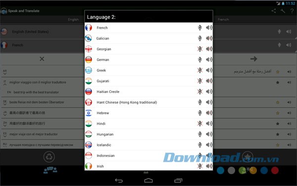 Speak and Translate for Android