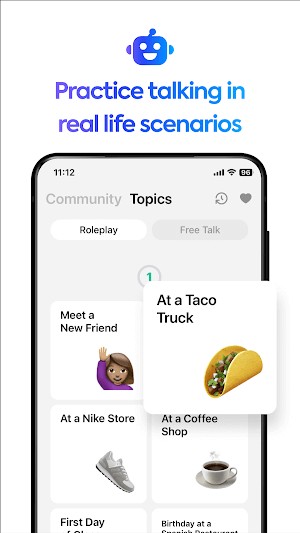 Speak cho bạn luyện nói trong các tình huống đời thực