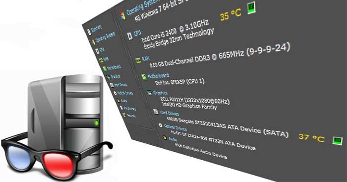 Speccy cung cấp số liệu chi tiết về phần cứng máy tính
