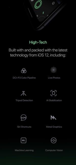 Spectre Camera áp dụng nhiều công nghệ mới