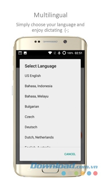 Lựa chọn ngôn ngữ bản địa của bạn